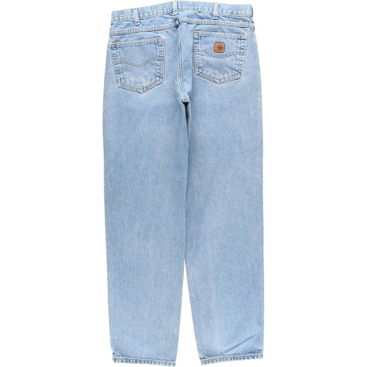 Carhartt Tapered Denim Pants for Men, W36 cotton blue type Vintage Second Hand