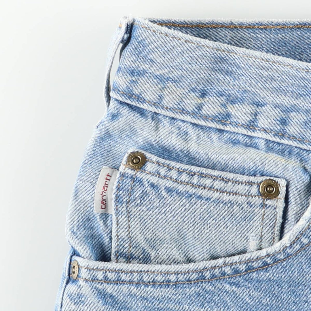 Carhartt Tapered Denim Pants for Men, W36 cotton blue type Vintage Second Hand