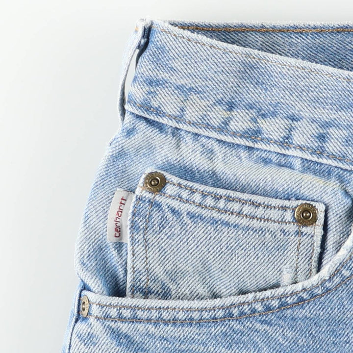 Carhartt Tapered Denim Pants for Men, W36 cotton blue type Vintage Second Hand