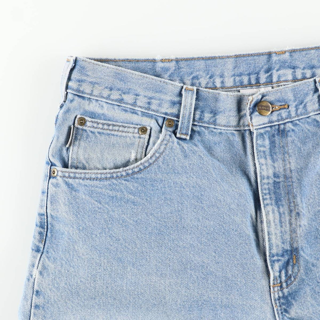 Carhartt Tapered Denim Pants for Men, W36 cotton blue type Vintage Second Hand