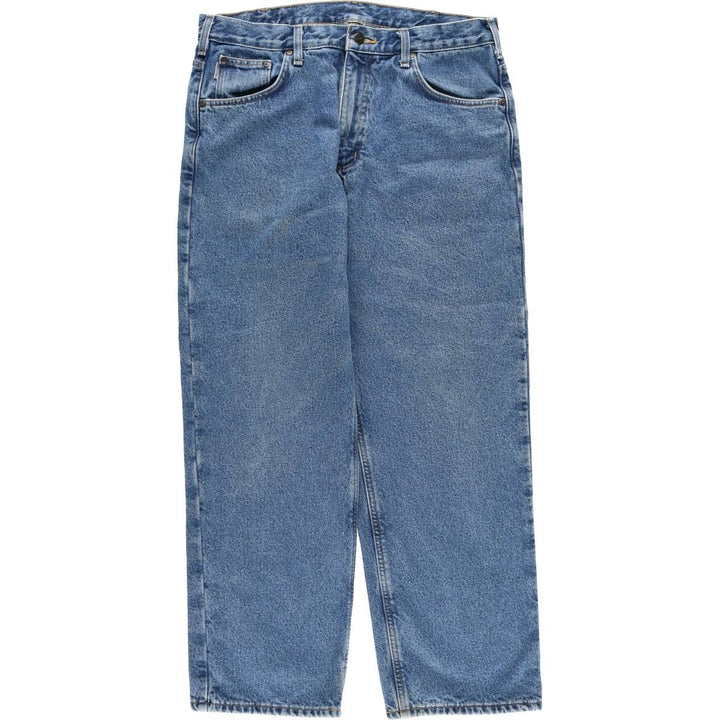 Carhartt Tapered Denim Pants for Men, W36 unclear blue type Vintage Second Hand