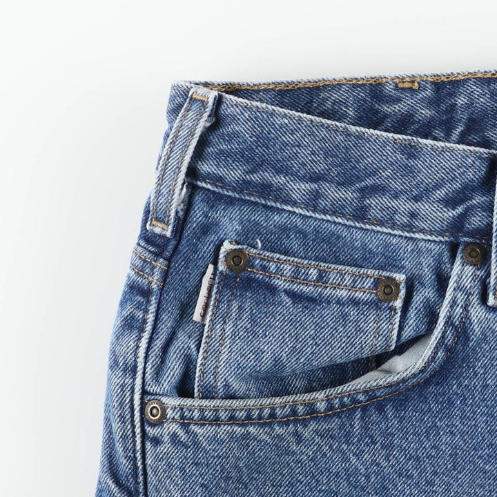 Carhartt Tapered Denim Pants for Men, W36 unclear blue type Vintage Second Hand