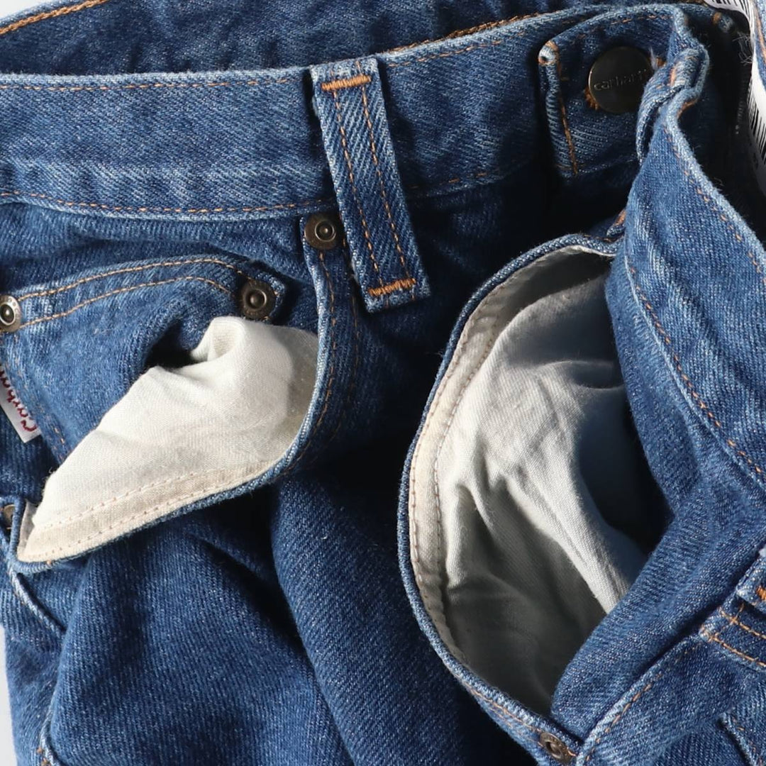 Carhartt Tapered Denim Pants for Men, W31 equivalent cotton blue type Vintage Second Hand