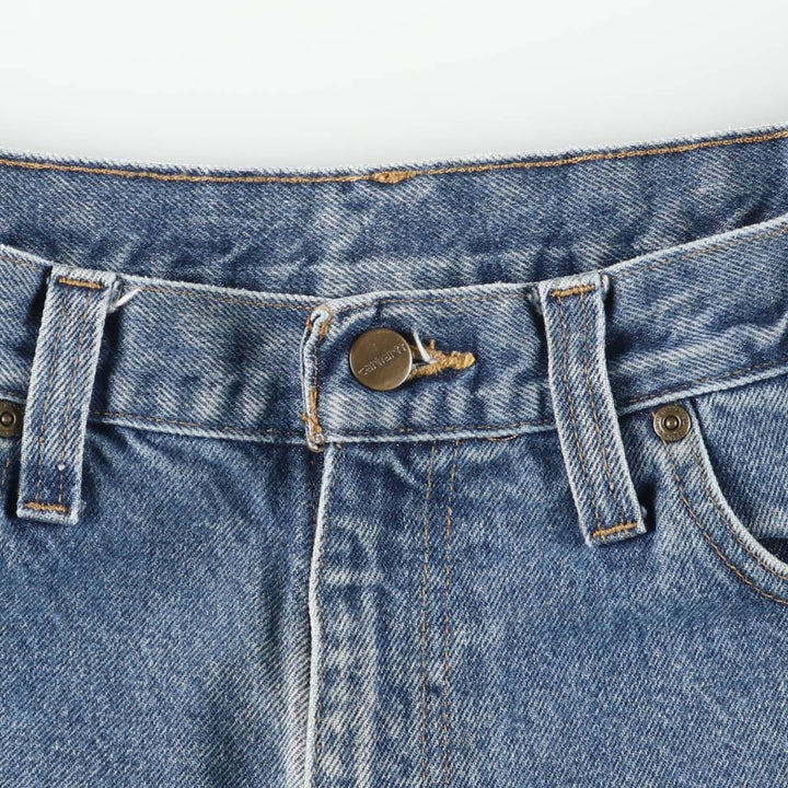 Carhartt Relaxed Fit Tapered Denim Pants for Men, W36 cotton blue type Vintage Second Hand