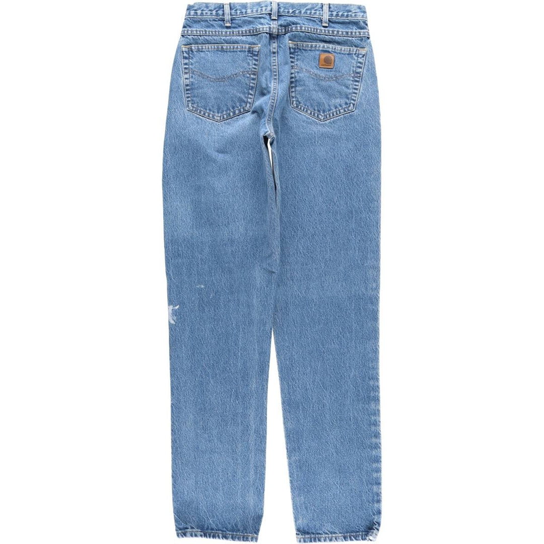 Carhartt Tapered Denim Pants for Men, W33 equivalent cotton blue type Vintage Second Hand