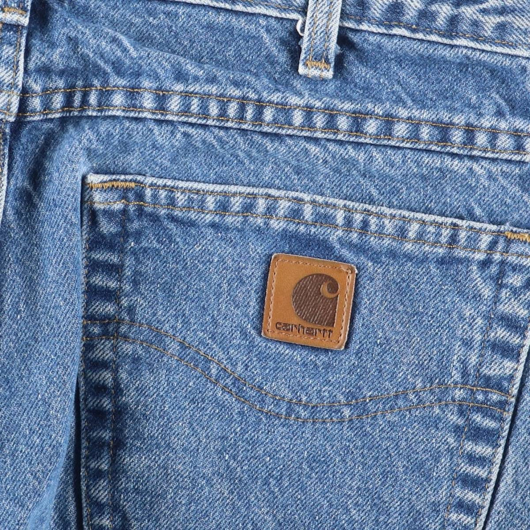 Carhartt Tapered Denim Pants for Men, W33 equivalent cotton blue type Vintage Second Hand