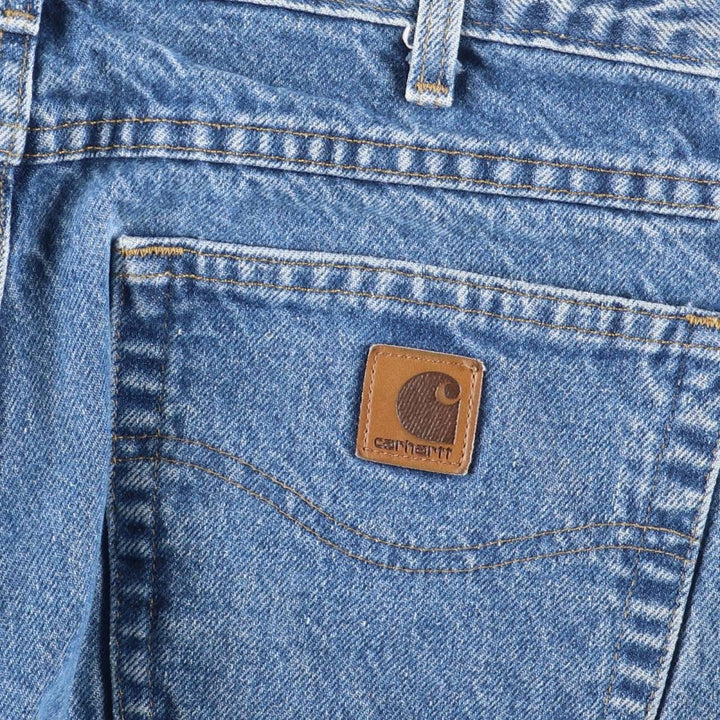 Carhartt Tapered Denim Pants for Men, W33 equivalent cotton blue type Vintage Second Hand