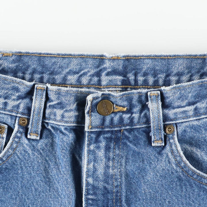 Carhartt Tapered Denim Pants for Men, W33 equivalent cotton blue type Vintage Second Hand