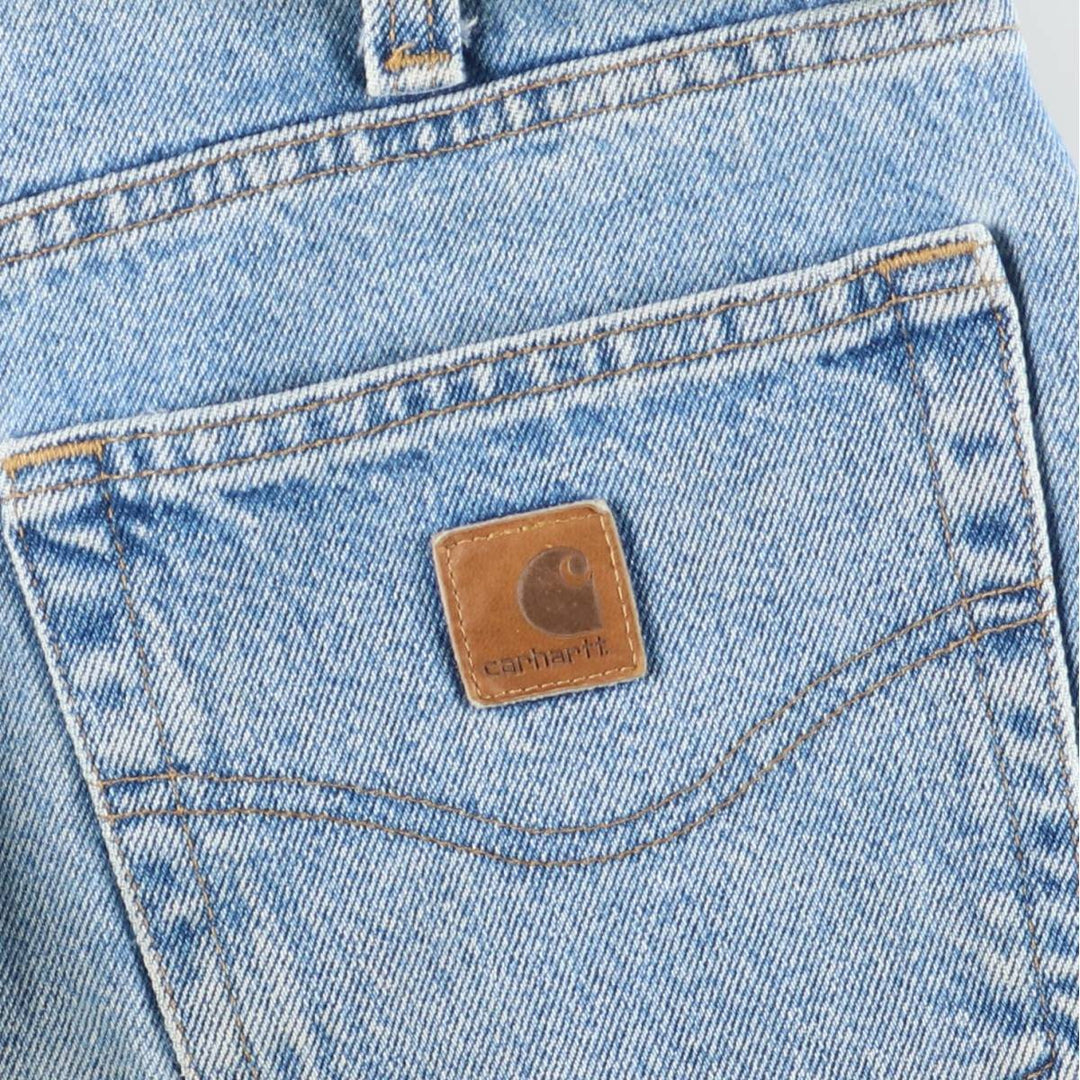 Carhartt Relaxed Fit Tapered Denim Pants for Men, W37 cotton blue type Vintage Second Hand