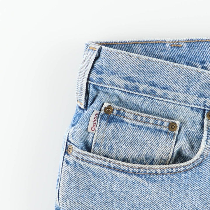 Carhartt Relaxed Fit Tapered Denim Pants for Men, W37 cotton blue type Vintage Second Hand