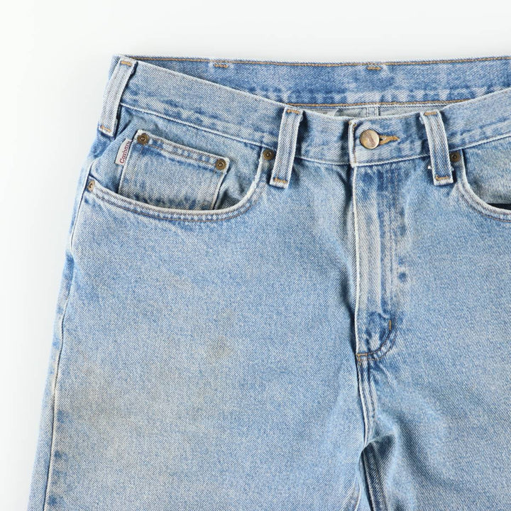 Carhartt Relaxed Fit Tapered Denim Pants for Men, W37 cotton blue type Vintage Second Hand