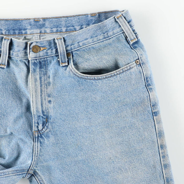 Carhartt Relaxed Fit Tapered Denim Pants for Men, W37 cotton blue type Vintage Second Hand