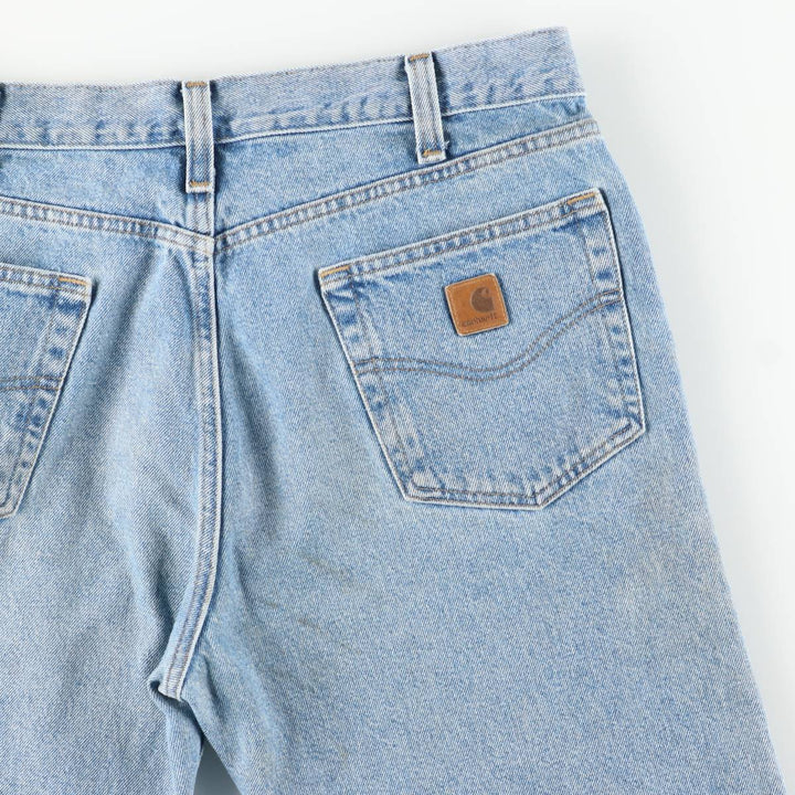 Carhartt Relaxed Fit Tapered Denim Pants for Men, W37 cotton blue type Vintage Second Hand