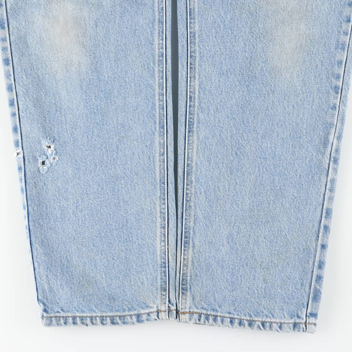 Carhartt Relaxed Fit Tapered Denim Pants for Men, W33 equivalent cotton blue type Vintage Second Hand