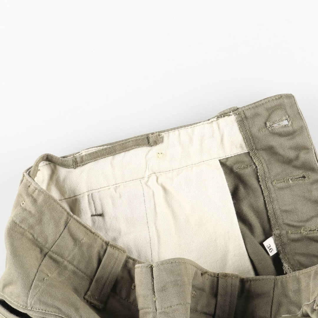 Civilian WHAT PROCE GLORY Cargo Pants, Men's, Size W35 cotton Khaki type Vintage Second Hand