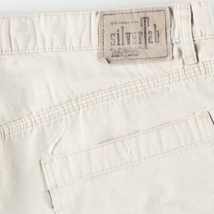 Levi's Silver Tab Jeans Chino Pants, Painter Pants, Men's, Size W39 cotton Beige type Vintage Second Hand