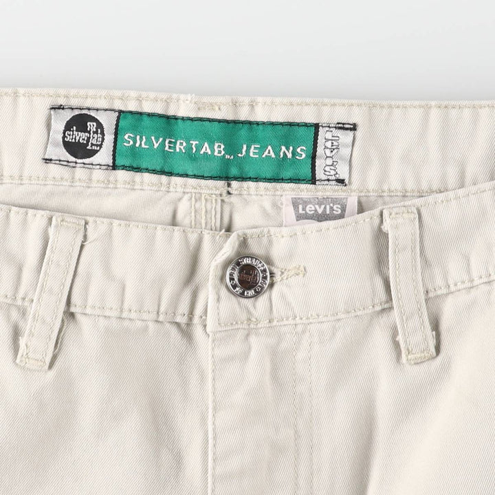 Levi's Silver Tab Jeans Chino Pants, Painter Pants, Men's, Size W39 cotton Beige type Vintage Second Hand