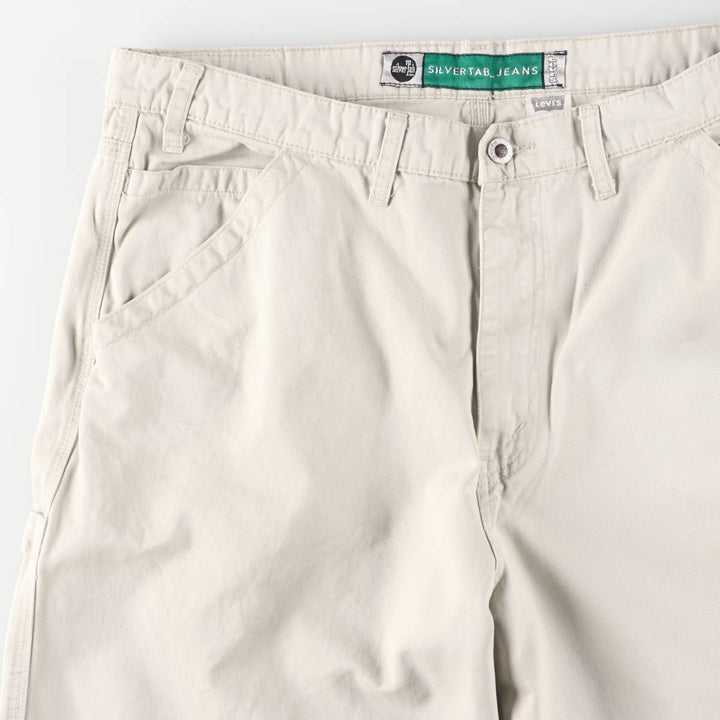 Levi's Silver Tab Jeans Chino Pants, Painter Pants, Men's, Size W39 cotton Beige type Vintage Second Hand