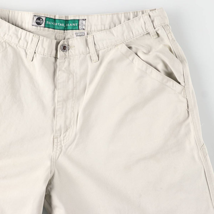 Levi's Silver Tab Jeans Chino Pants, Painter Pants, Men's, Size W39 cotton Beige type Vintage Second Hand