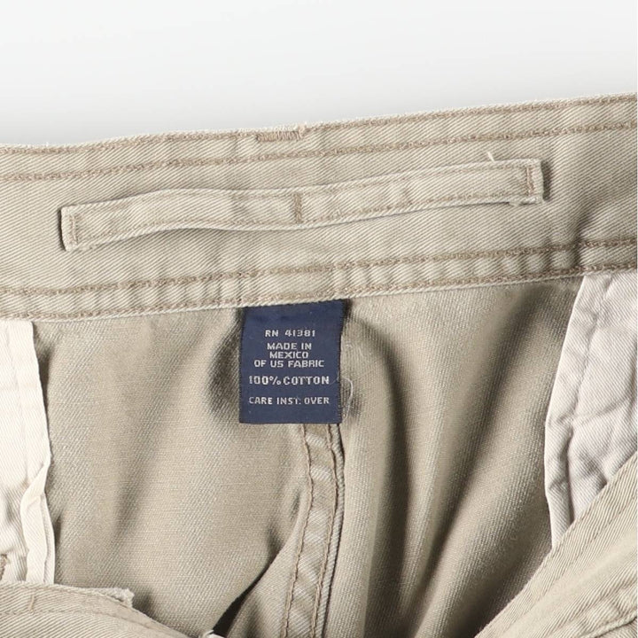 Ralph Lauren POLO by Ralph Lauren chino cargo pants, men's size W38 cotton Khaki type beige Vintage Second Hand