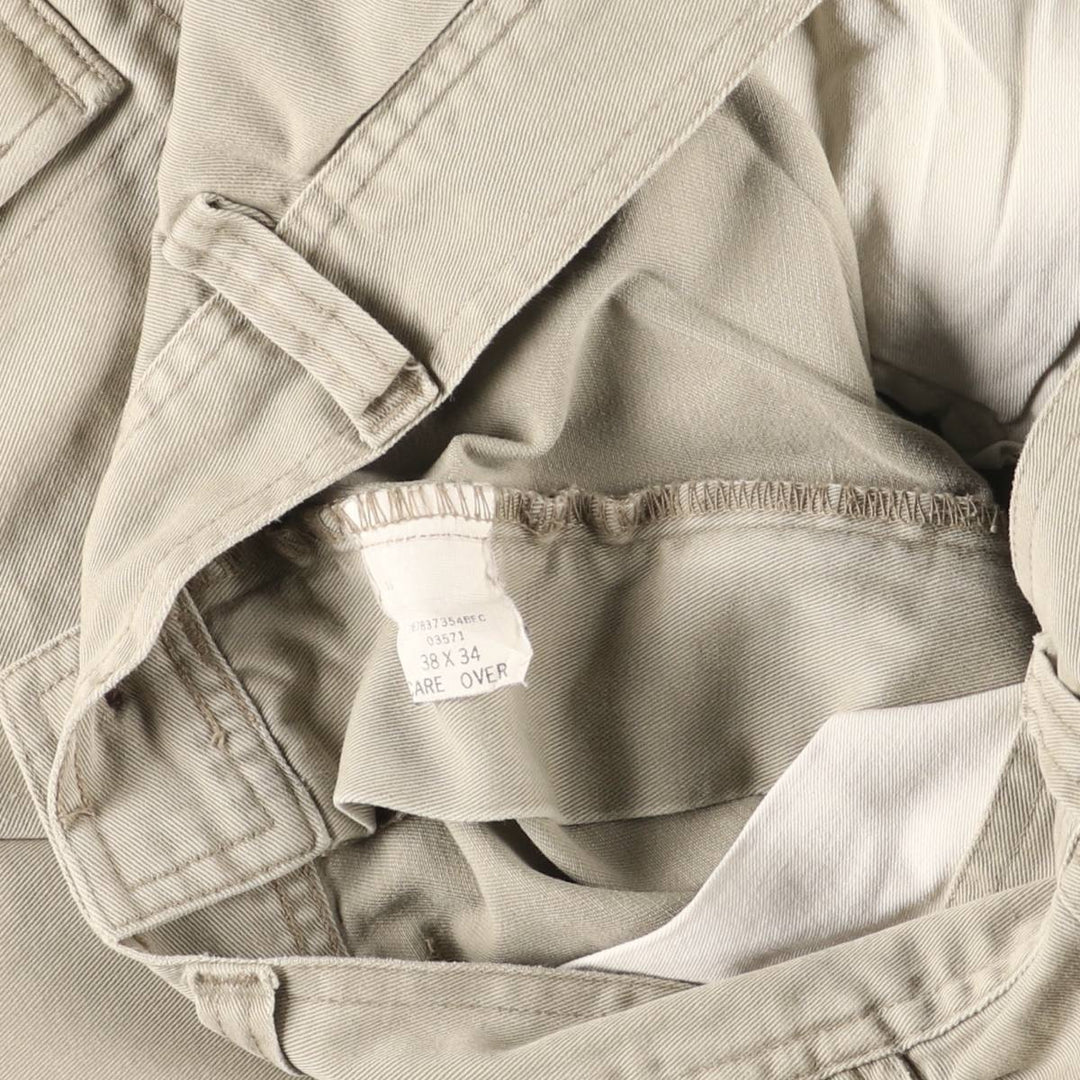Ralph Lauren POLO by Ralph Lauren chino cargo pants, men's size W38 cotton Khaki type beige Vintage Second Hand