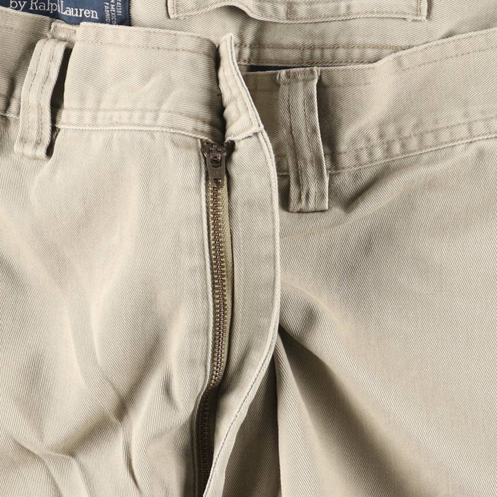 Ralph Lauren POLO by Ralph Lauren chino cargo pants, men's size W38 cotton Khaki type beige Vintage Second Hand