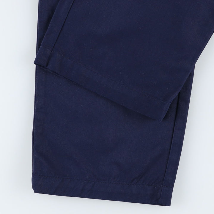 Ralph Lauren POLO by Ralph Lauren HAMMOND PANT, two-pleat chino pants, men's, W33 equivalent polyester navy blue type Vintage Second Hand