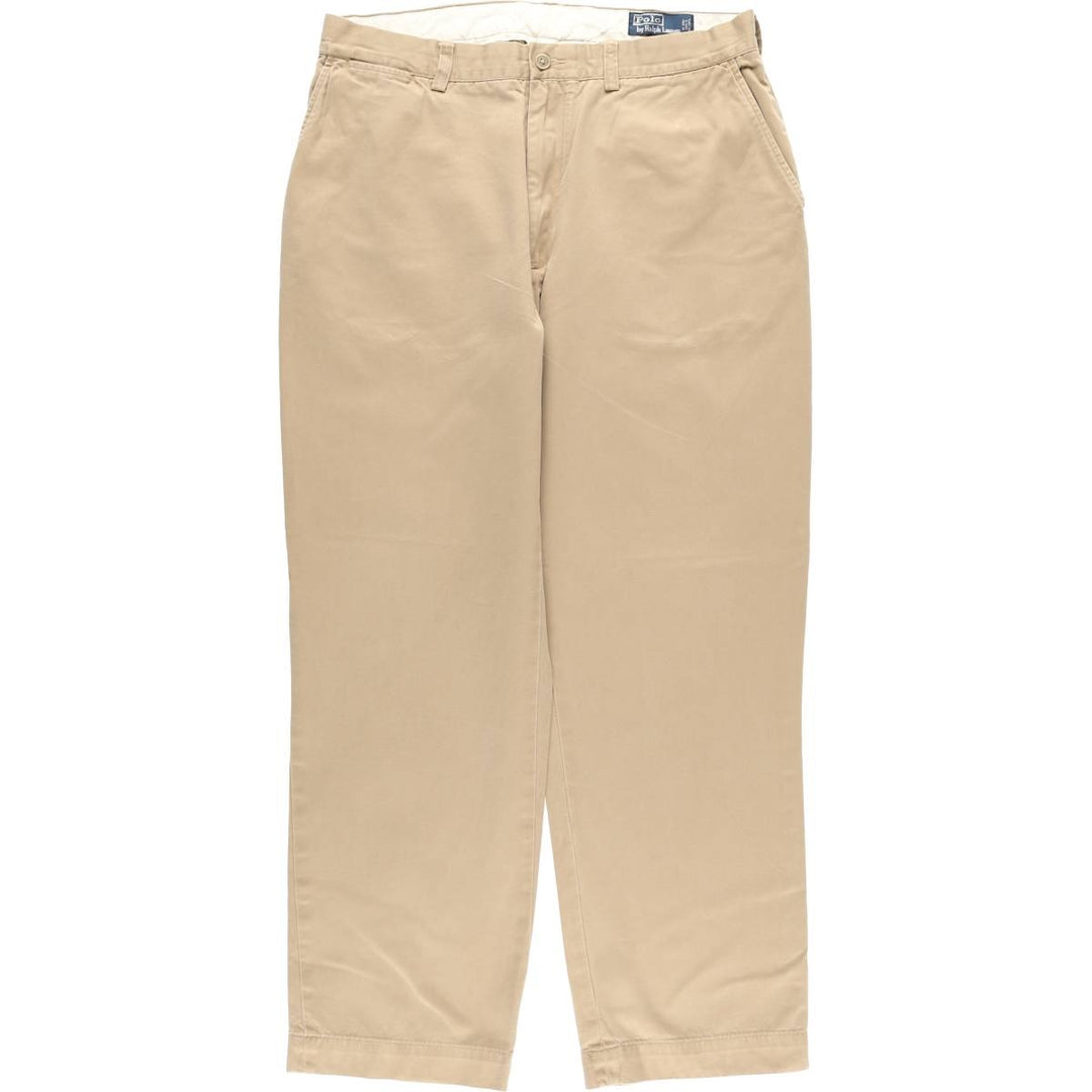 Ralph Lauren POLO by Ralph Lauren PROSPECT PANT Chino pants for men, equivalent to w35 cotton Beige type Vintage Second Hand