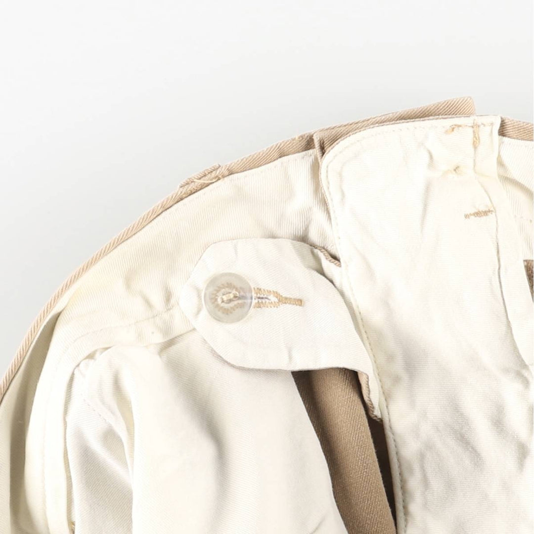 Ralph Lauren POLO by Ralph Lauren PROSPECT PANT Chino pants for men, equivalent to w35 cotton Beige type Vintage Second Hand