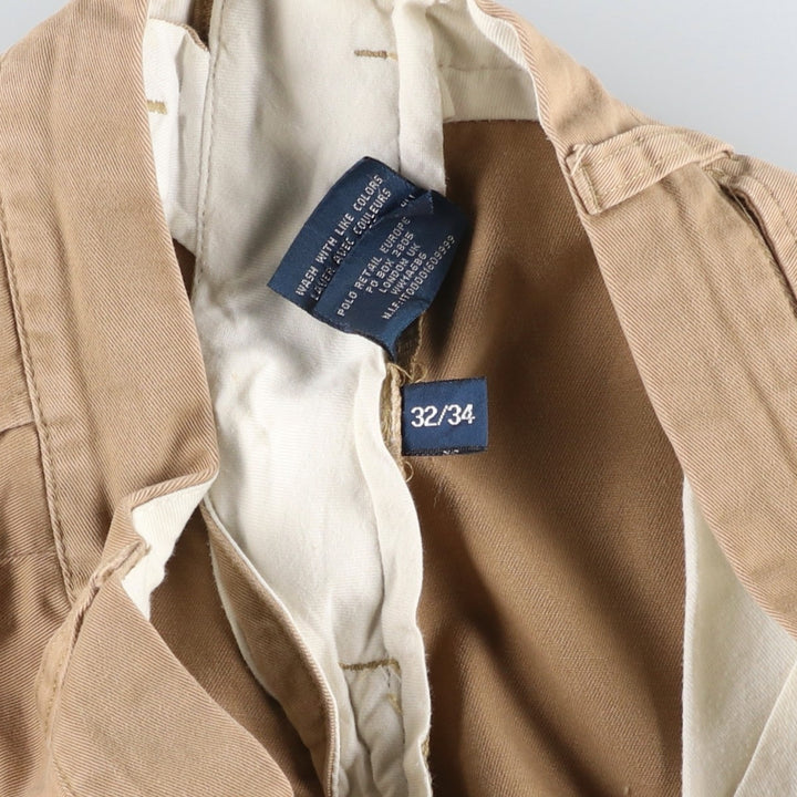 Ralph Lauren POLO by Ralph Lauren SMITH PANT chino pants, men's size W32 cotton brown type Vintage Second Hand