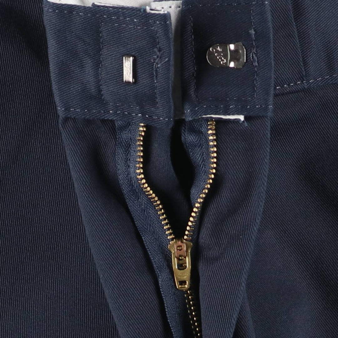 Dickies 874 ORIGINAL FIT Work Pants for Men, W35 equivalent polyester navy blue type Vintage Second Hand