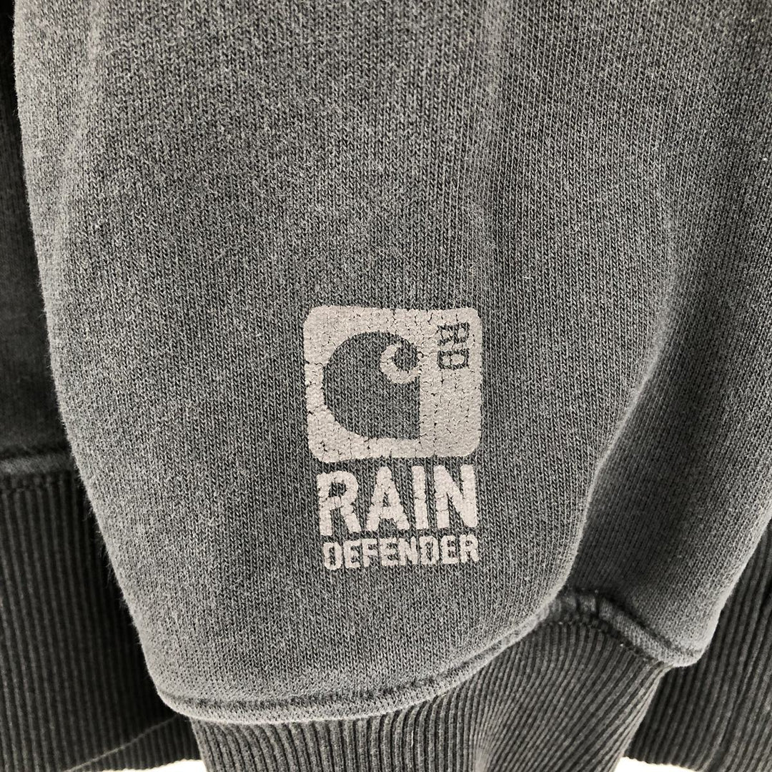 Carhartt ORIGINAL FIT sweatshirt pullover hoodie, men's size L cotton black type Vintage Second Hand