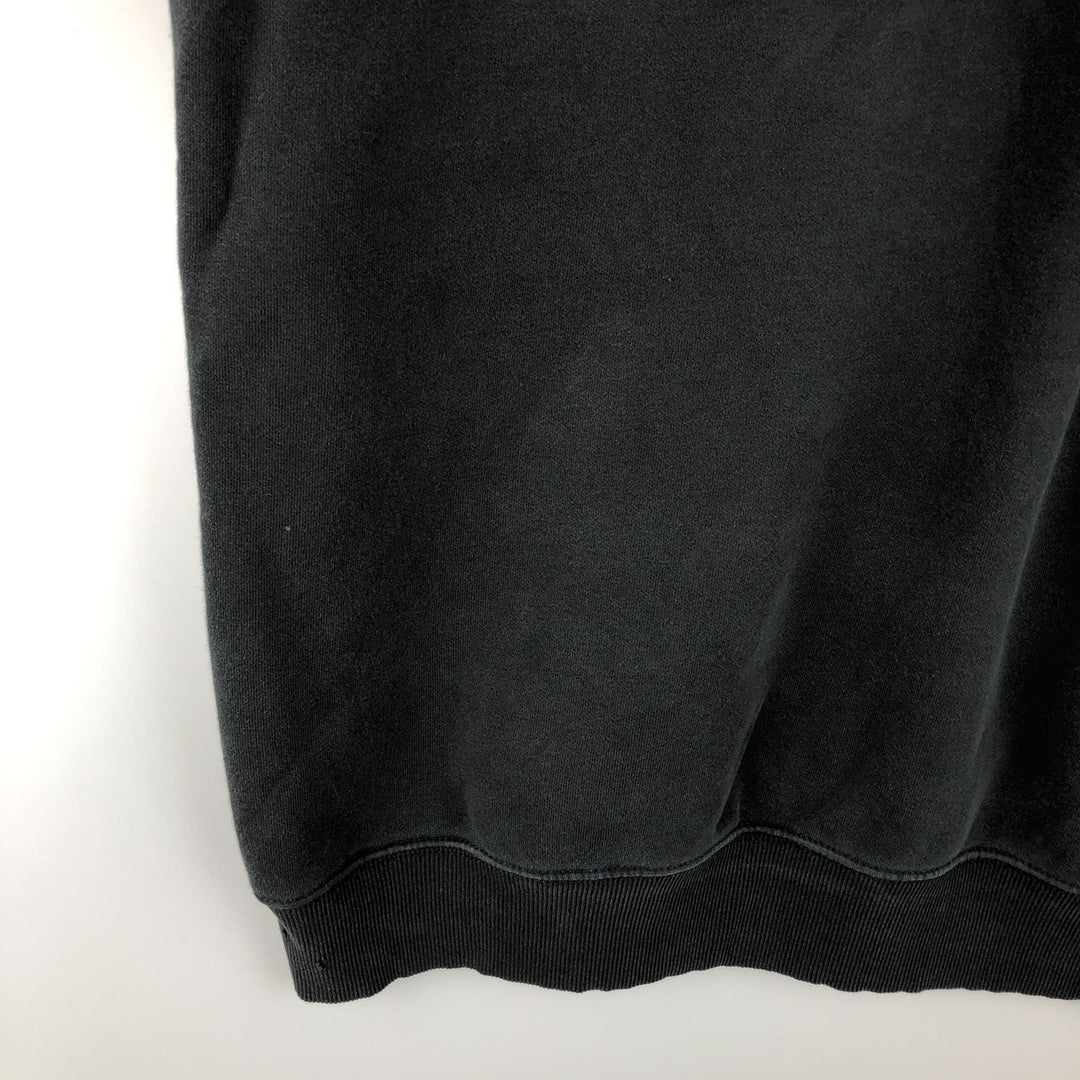Carhartt ORIGINAL FIT sweatshirt pullover hoodie, men's size L cotton black type Vintage Second Hand