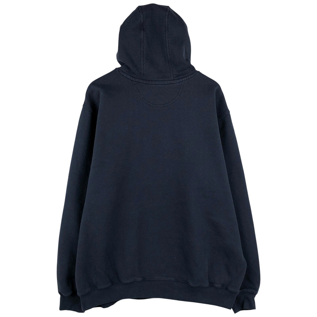 Carhartt ORIGINAL FIT sweatshirt pullover hoodie, men's XL size cotton navy blue type Vintage Second Hand