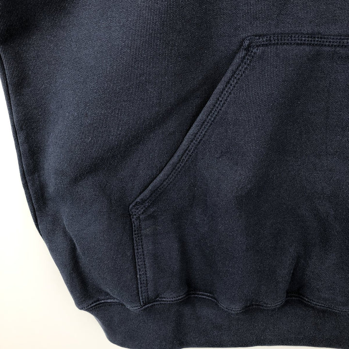 Carhartt ORIGINAL FIT sweatshirt pullover hoodie, men's XL size cotton navy blue type Vintage Second Hand