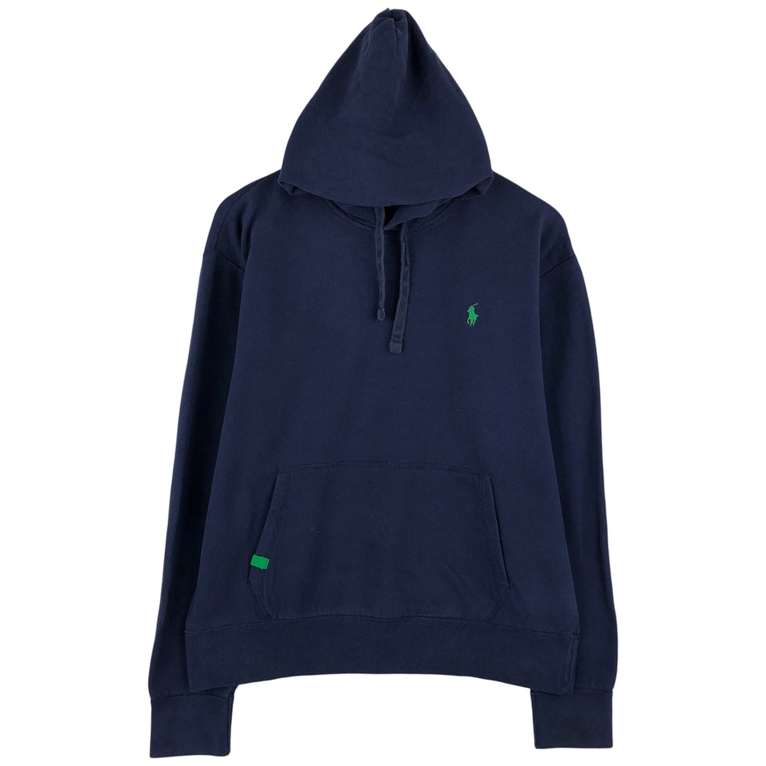 Ralph Lauren POLO RALPH LAUREN PERFORMANCE pullover sweatshirt, men's size L cotton navy blue type Vintage Second Hand