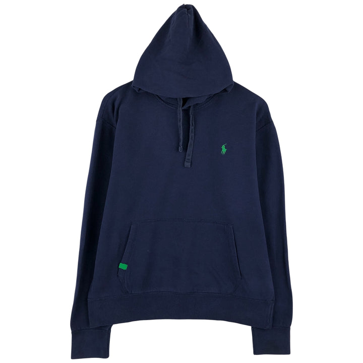 Ralph Lauren POLO RALPH LAUREN PERFORMANCE pullover sweatshirt, men's size L cotton navy blue type Vintage Second Hand