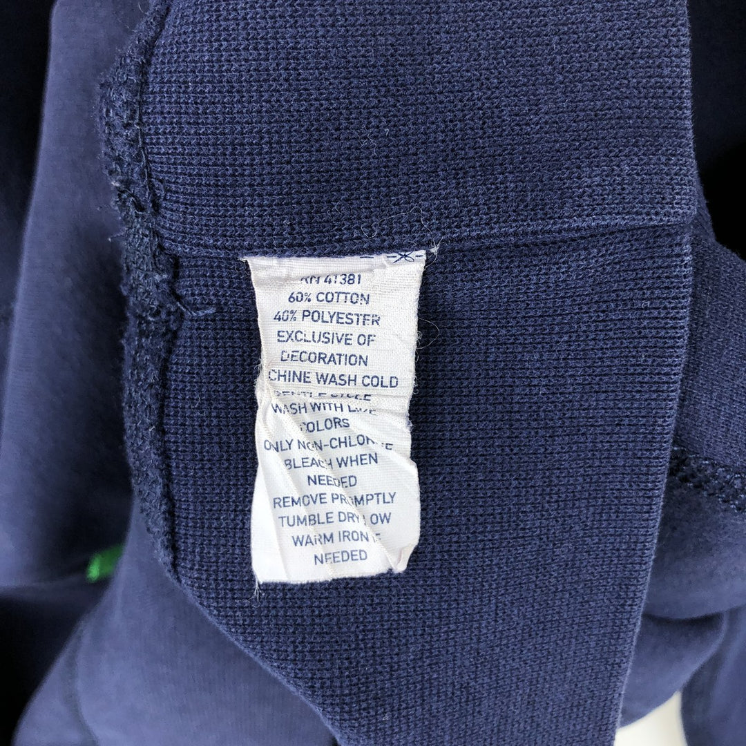 Ralph Lauren POLO RALPH LAUREN PERFORMANCE pullover sweatshirt, men's size L cotton navy blue type Vintage Second Hand
