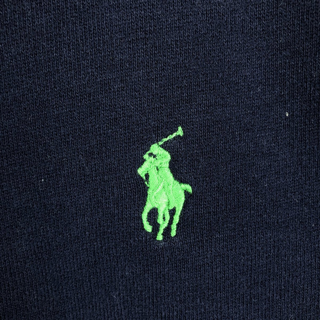 Ralph Lauren POLO RALPH LAUREN PERFORMANCE pullover sweatshirt, men's size L cotton navy blue type Vintage Second Hand