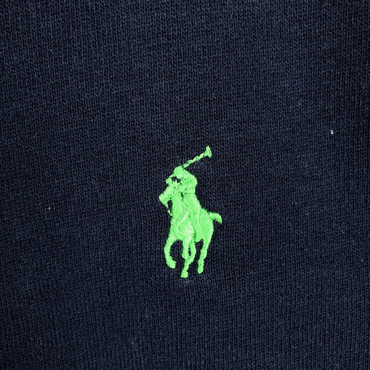 Ralph Lauren POLO RALPH LAUREN PERFORMANCE pullover sweatshirt, men's size L cotton navy blue type Vintage Second Hand