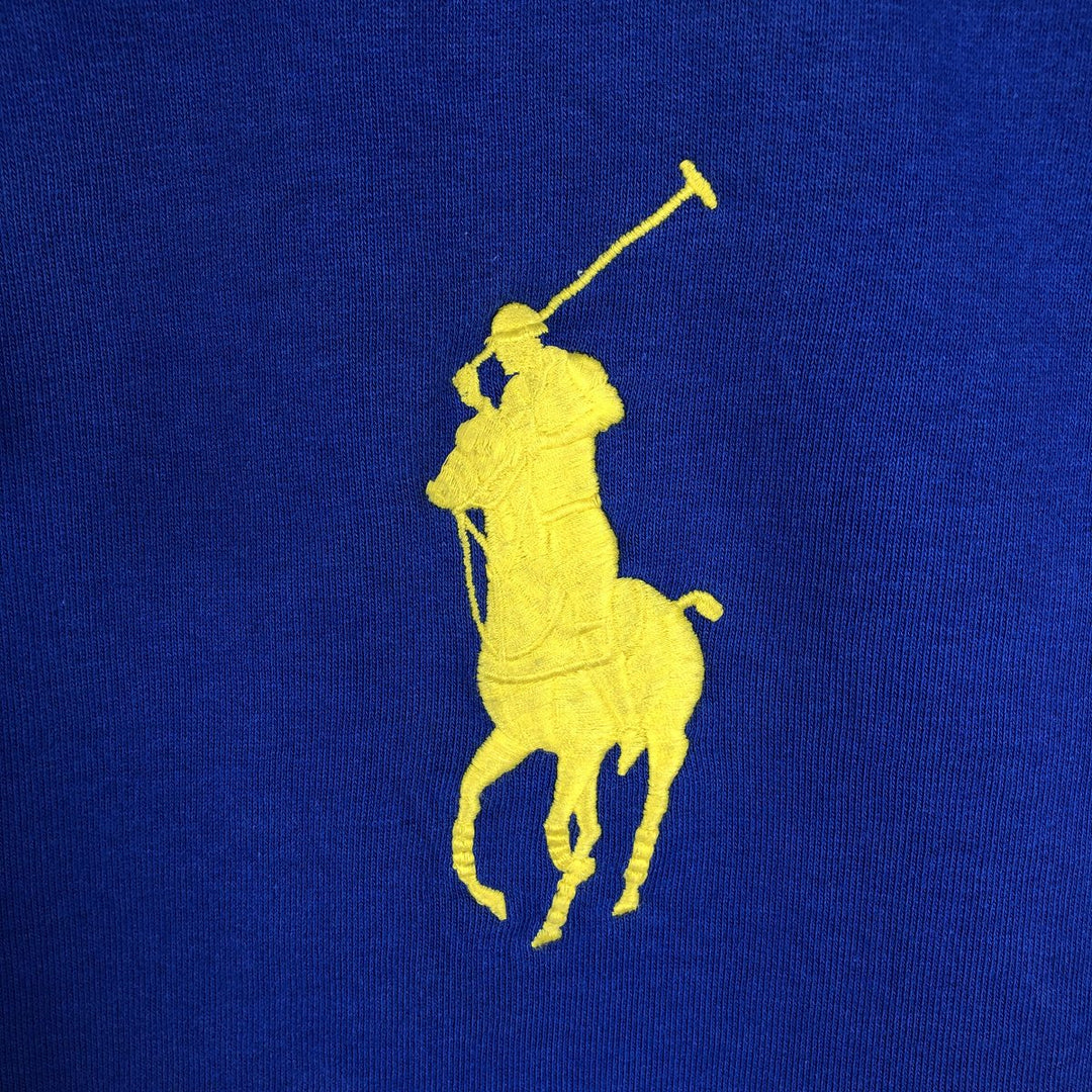Ralph Lauren POLO RALPH LAUREN Sweatshirt Pullover Hoodie Men's XL cotton blue type Vintage Second Hand
