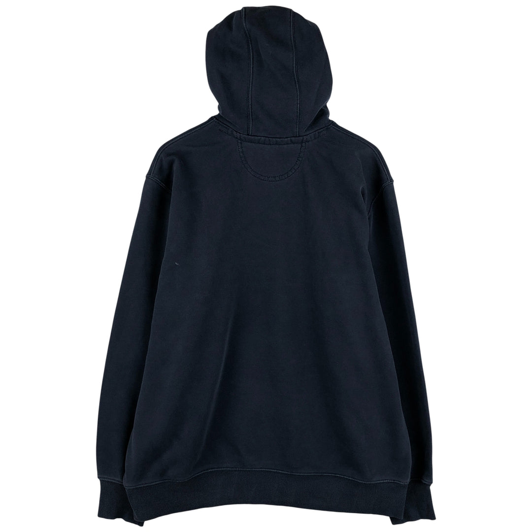Carhartt ORIGINAL FIT sweatshirt pullover hoodie, men's size L cotton navy blue type Vintage Second Hand