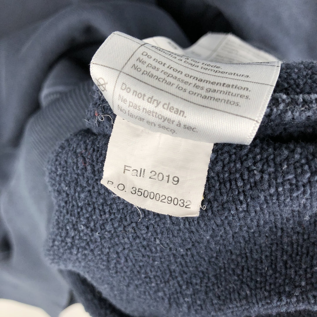Carhartt ORIGINAL FIT sweatshirt pullover hoodie, men's size L cotton navy blue type Vintage Second Hand