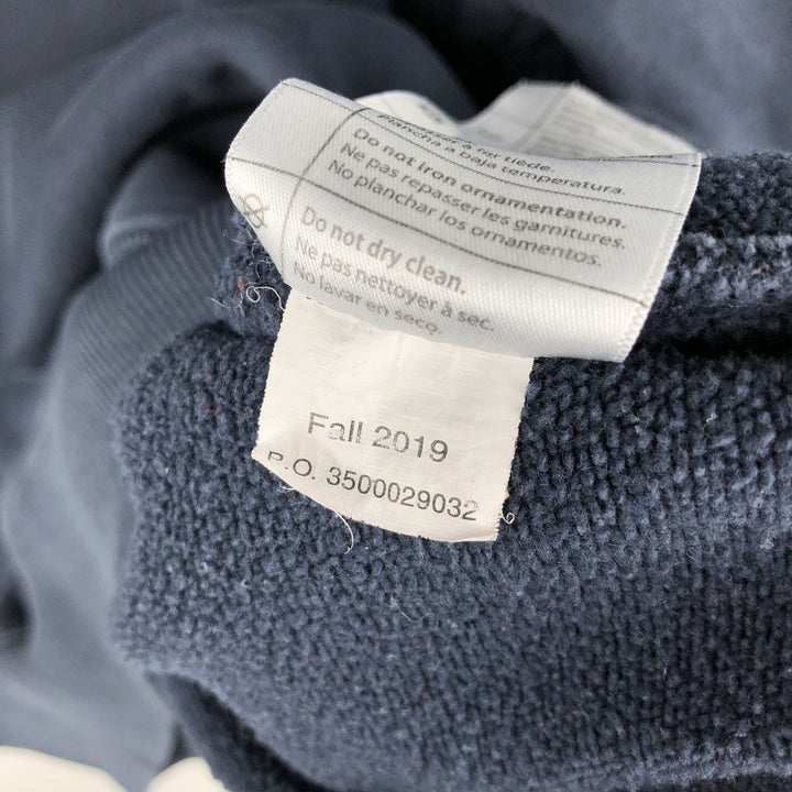 Carhartt ORIGINAL FIT sweatshirt pullover hoodie, men's size L cotton navy blue type Vintage Second Hand