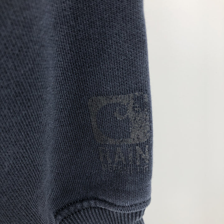 Carhartt ORIGINAL FIT sweatshirt pullover hoodie, men's size L cotton navy blue type Vintage Second Hand