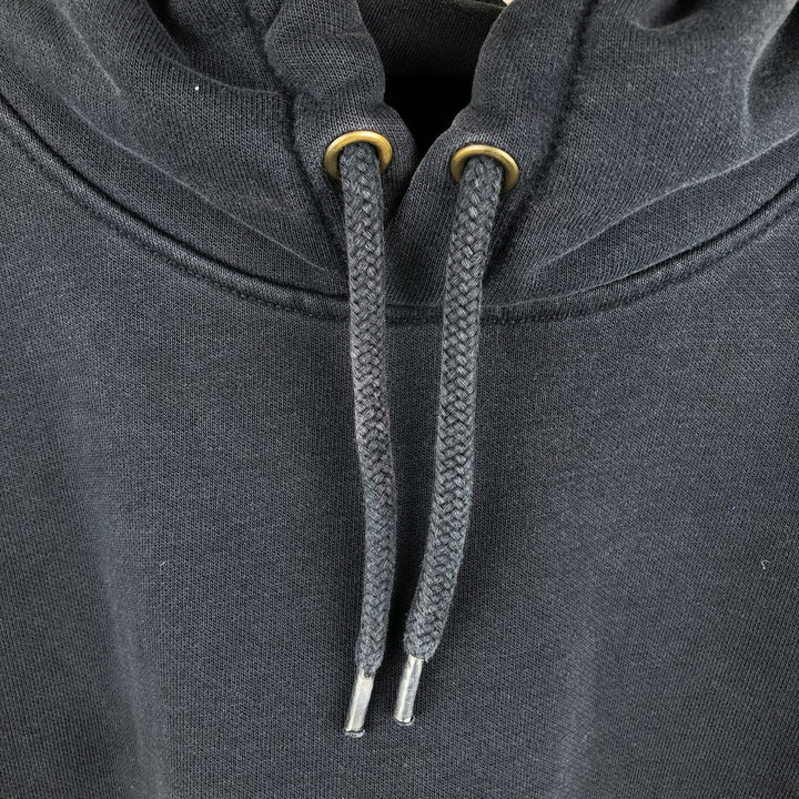 Carhartt ORIGINAL FIT sweatshirt pullover hoodie, men's size L cotton navy blue type Vintage Second Hand