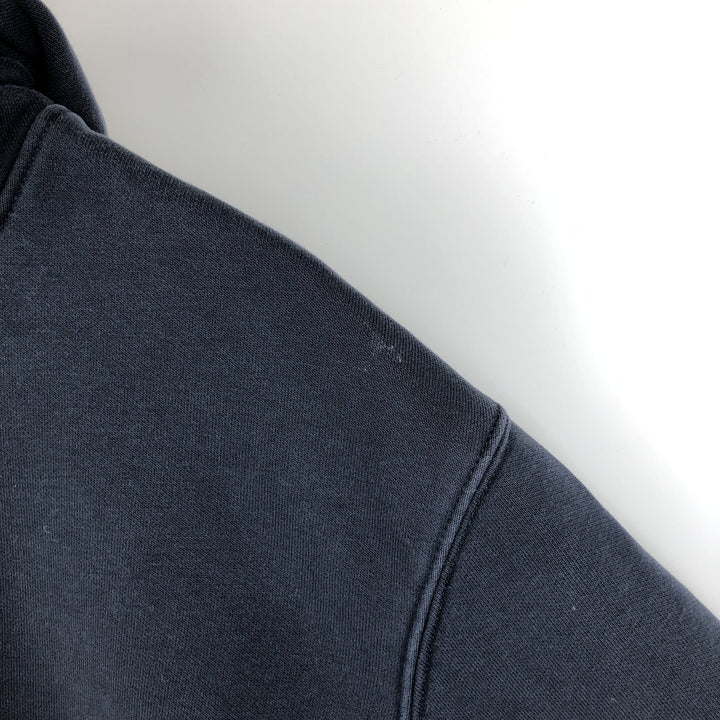 Carhartt ORIGINAL FIT sweatshirt pullover hoodie, men's size L cotton navy blue type Vintage Second Hand
