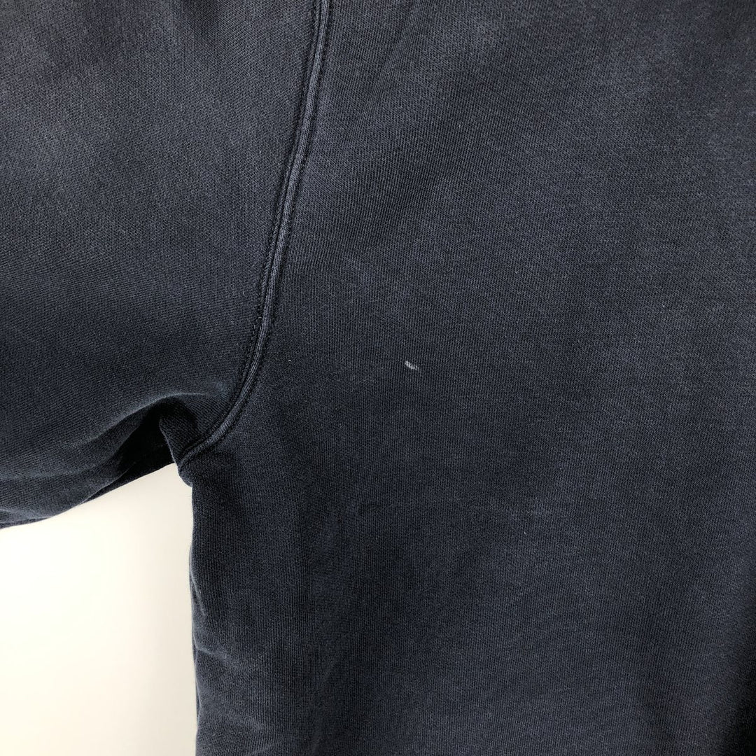 Carhartt ORIGINAL FIT sweatshirt pullover hoodie, men's size L cotton navy blue type Vintage Second Hand