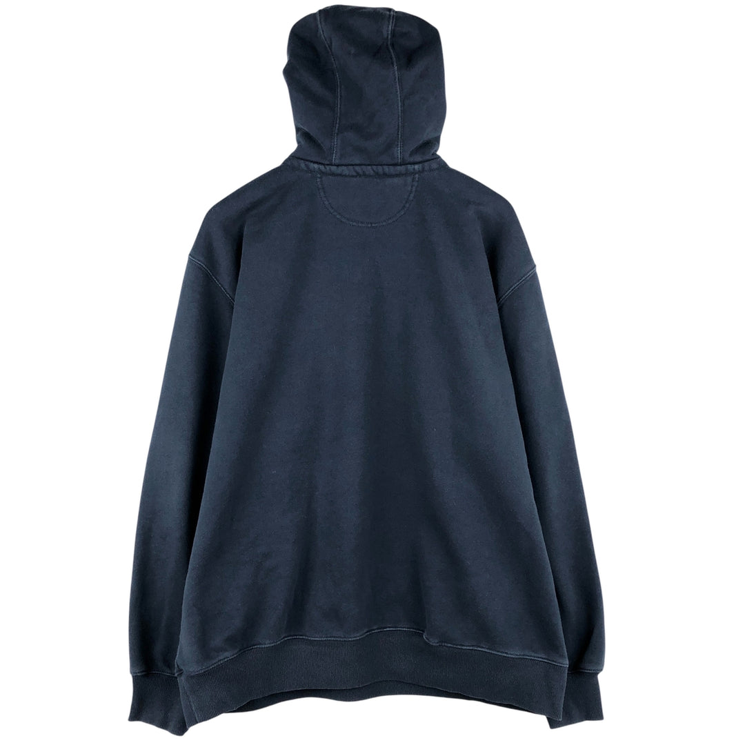 Carhartt Loose Fit Half-Zip Hoodie, Men's XL cotton navy blue type Vintage Second Hand