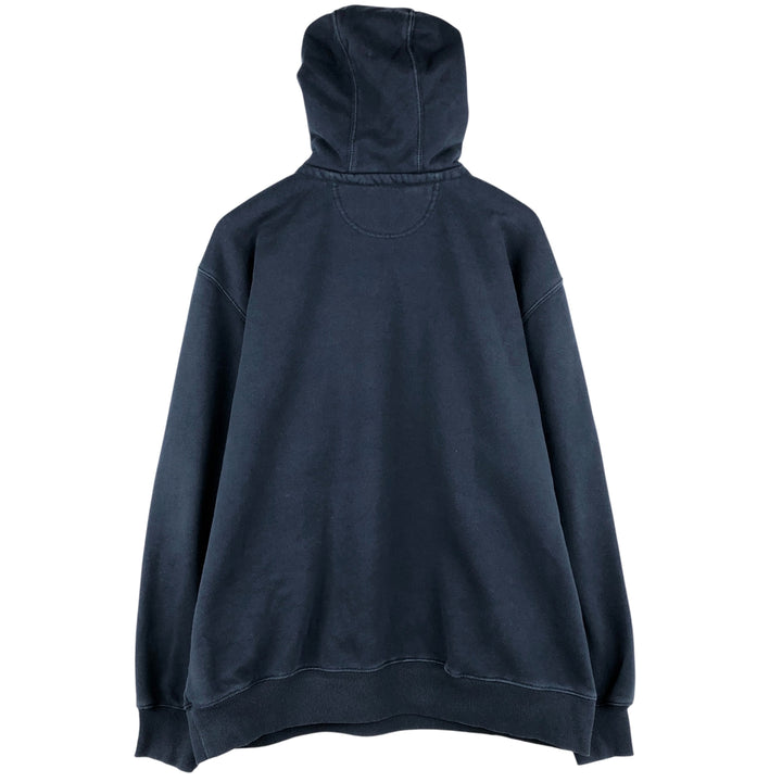 Carhartt Loose Fit Half-Zip Hoodie, Men's XL cotton navy blue type Vintage Second Hand